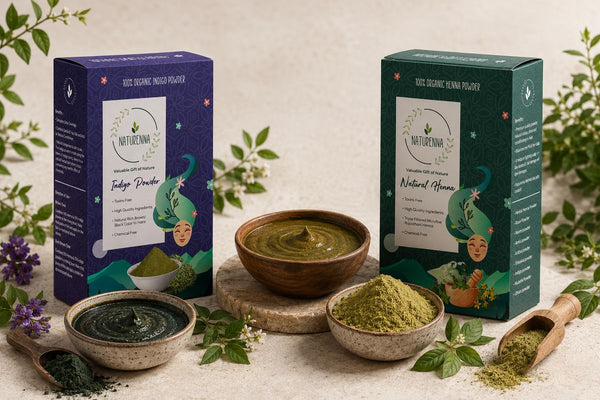 Henna then indigo: the two-step method for natural black