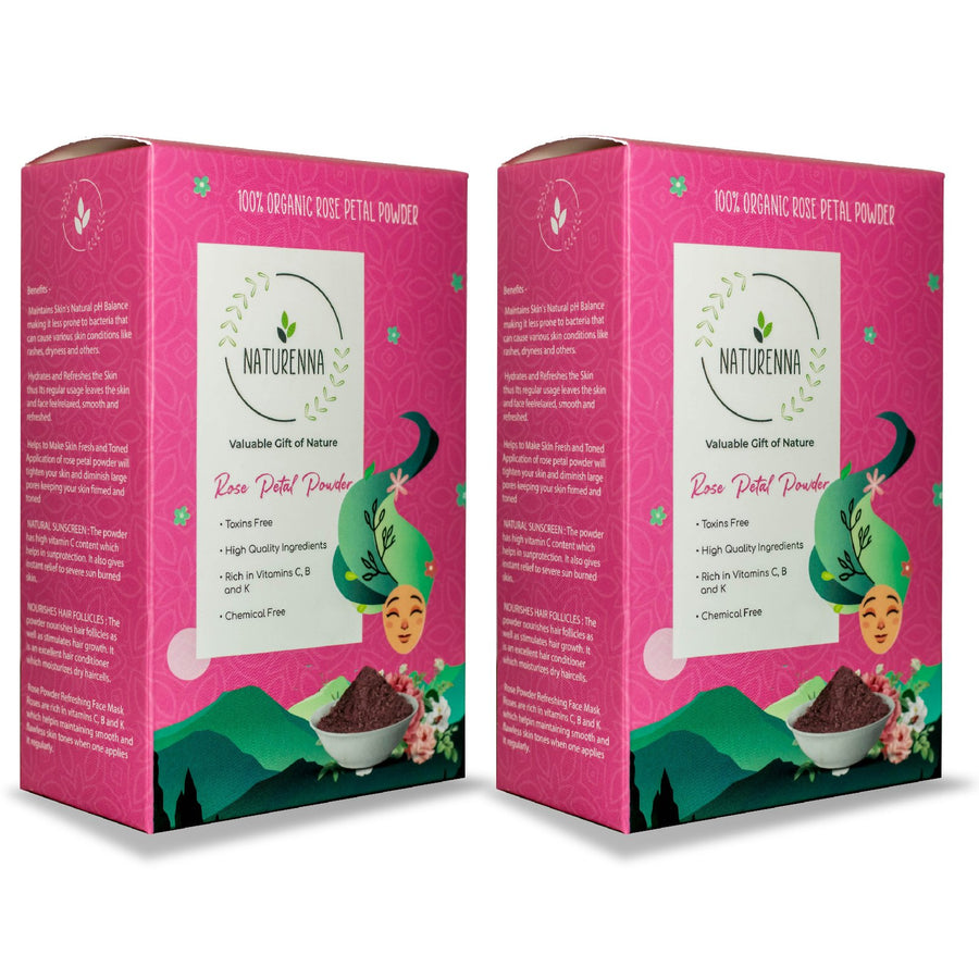 Naturenna Rose Petal Powder — product / powder