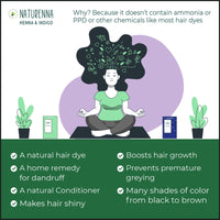Naturenna Herbal Henna + Indigo Combo — benefits