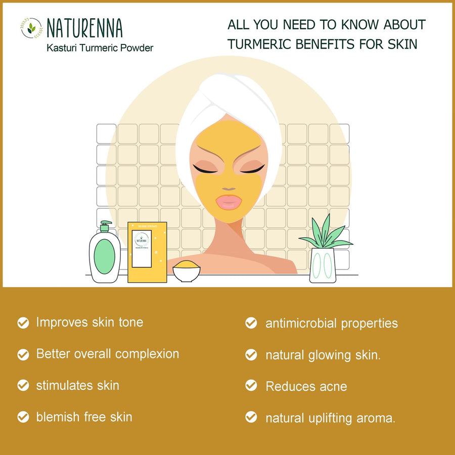 Naturenna Kasturi Haldi Powder — gallery image