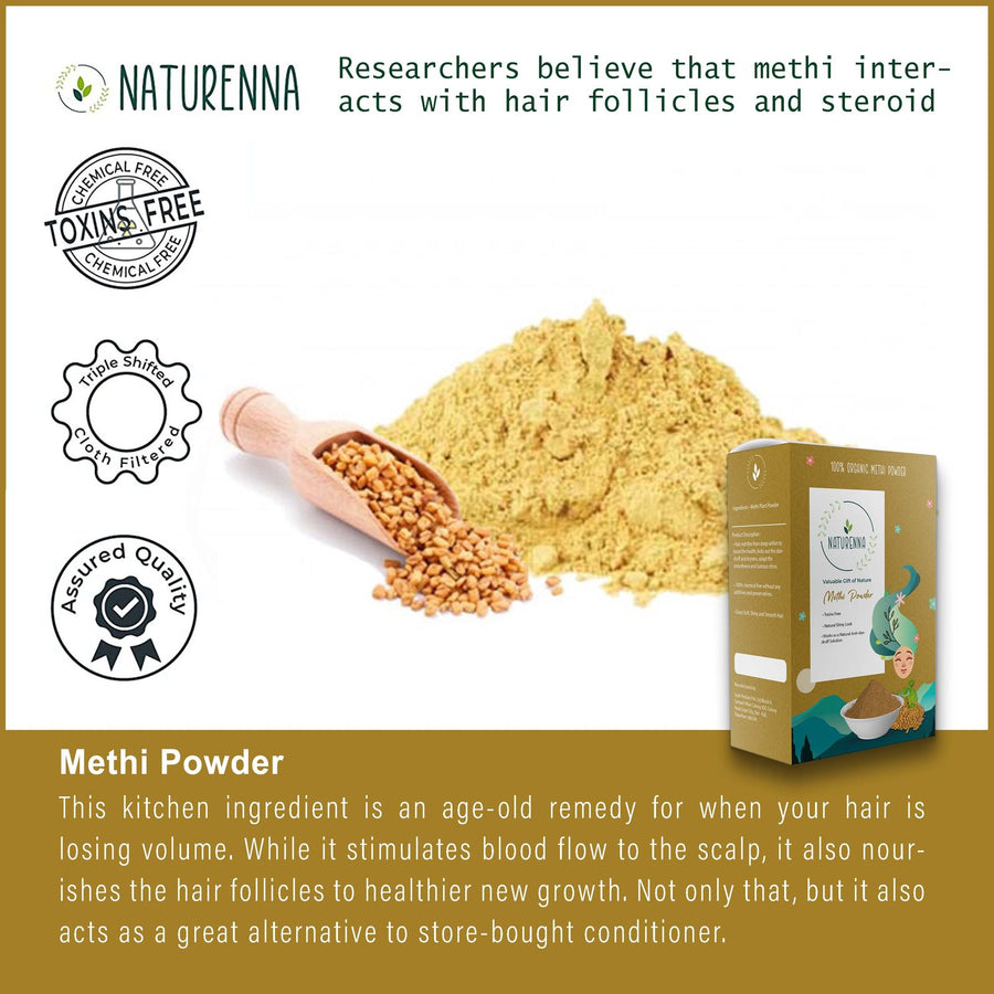 Naturenna Methi (Fenugreek) Powder — gallery image