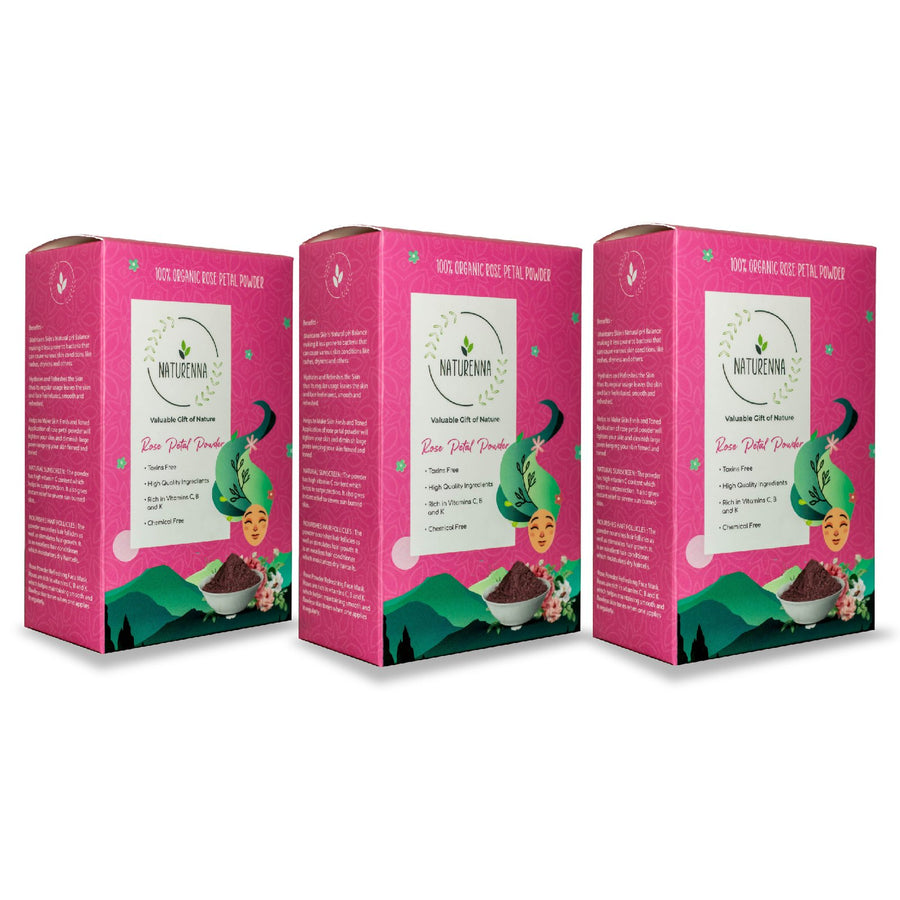 Naturenna Rose Petal Powder — product / powder