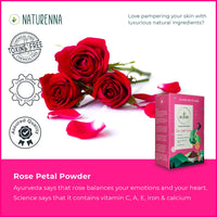 Naturenna Rose Petal Powder — description