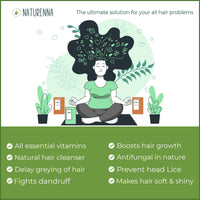 Naturenna Amla Reetha Shikakai Combo — benefits
