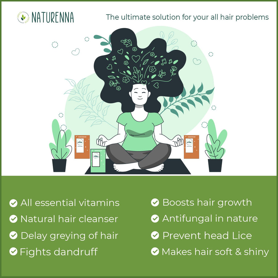 Naturenna Amla Reetha Shikakai Combo — benefits