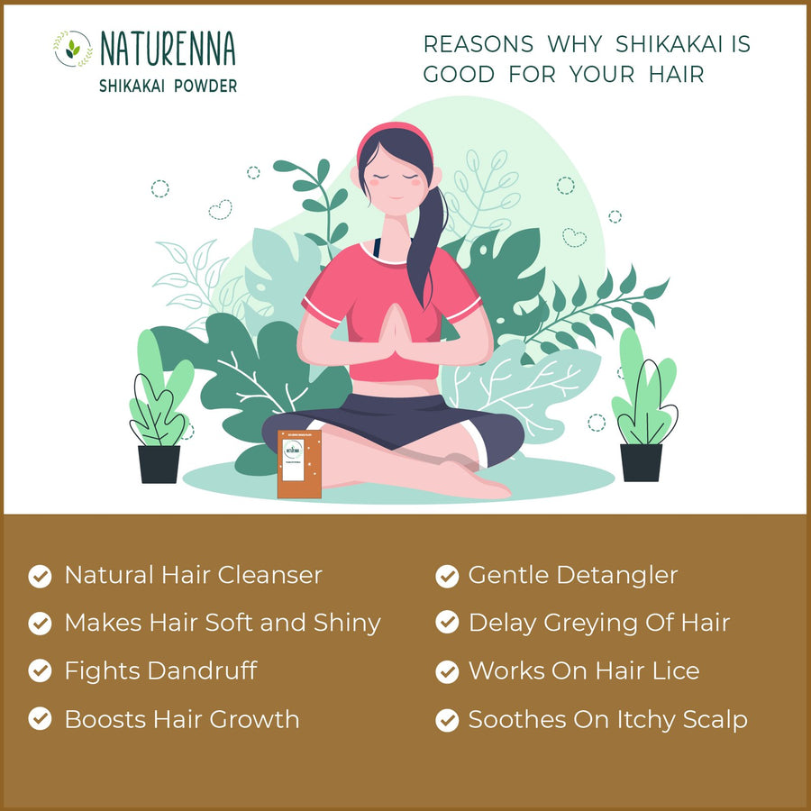 Naturenna Shikakai Powder — benefits