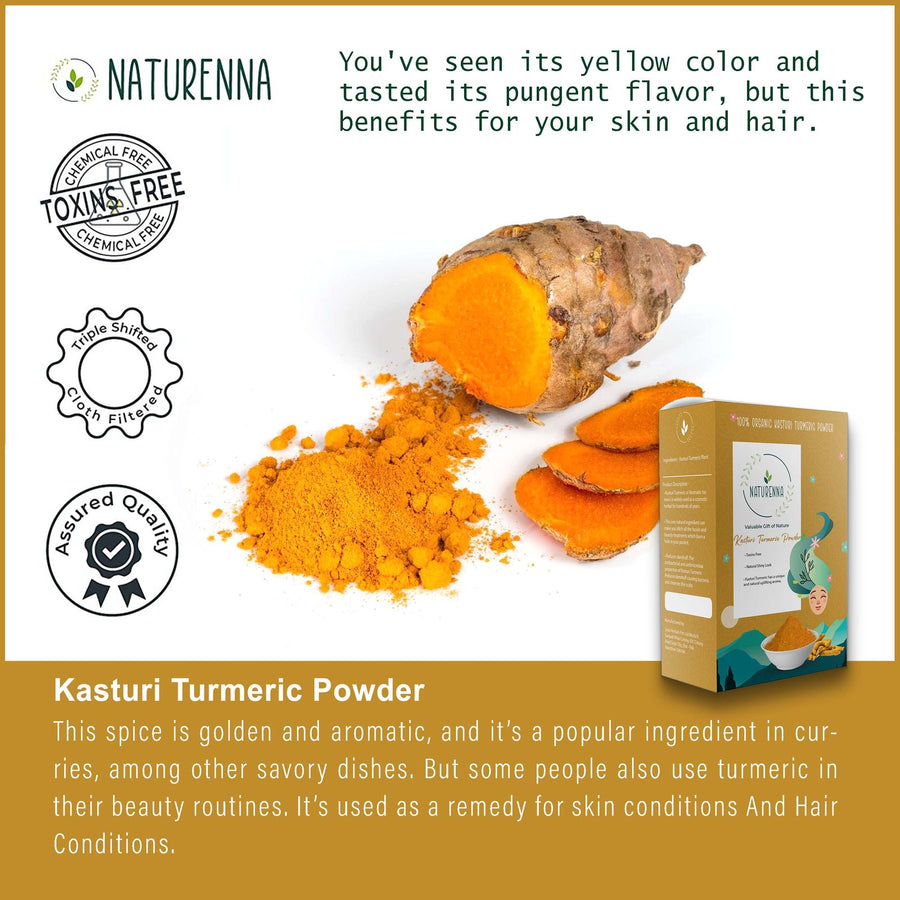 Naturenna Kasturi Haldi Powder — gallery image