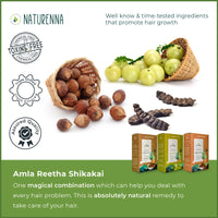 Naturenna Amla Reetha Shikakai Combo — description