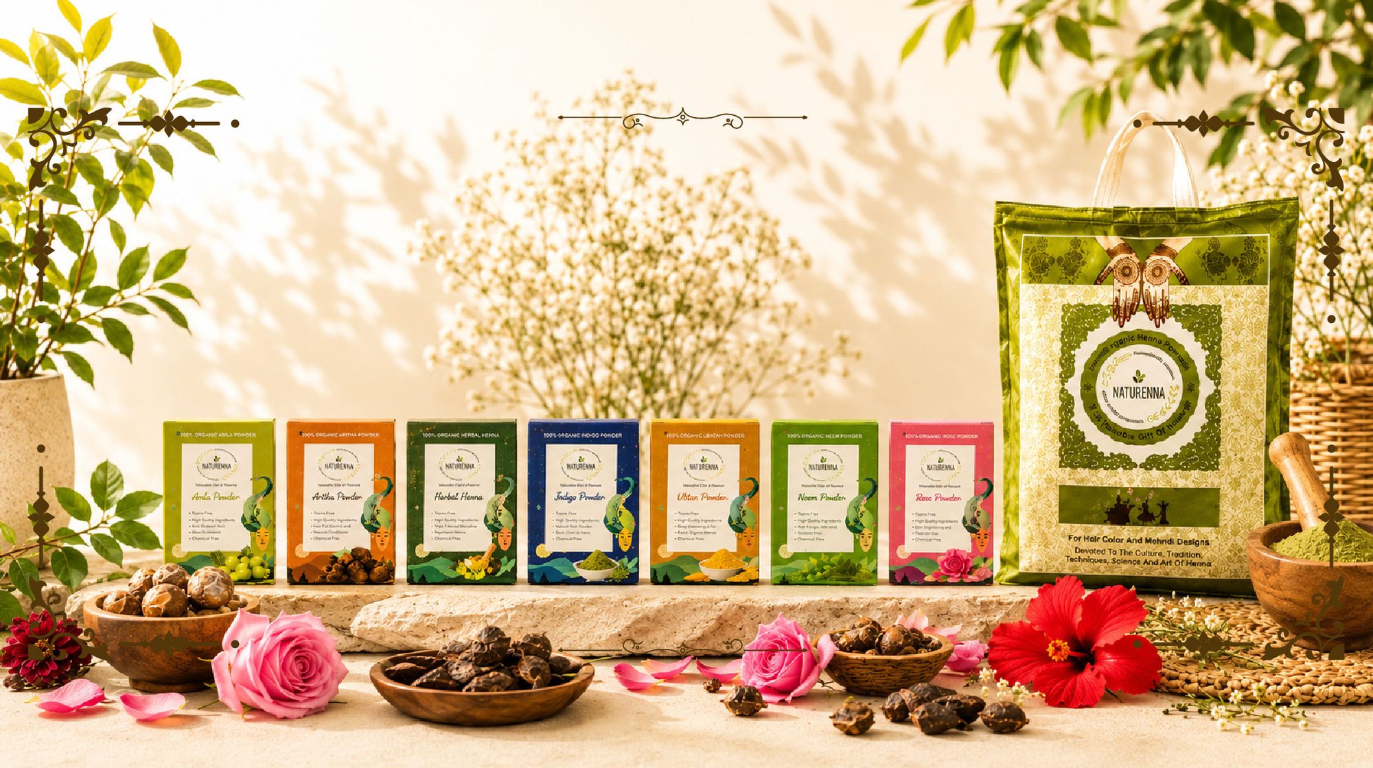 The full Naturenna herbal range
