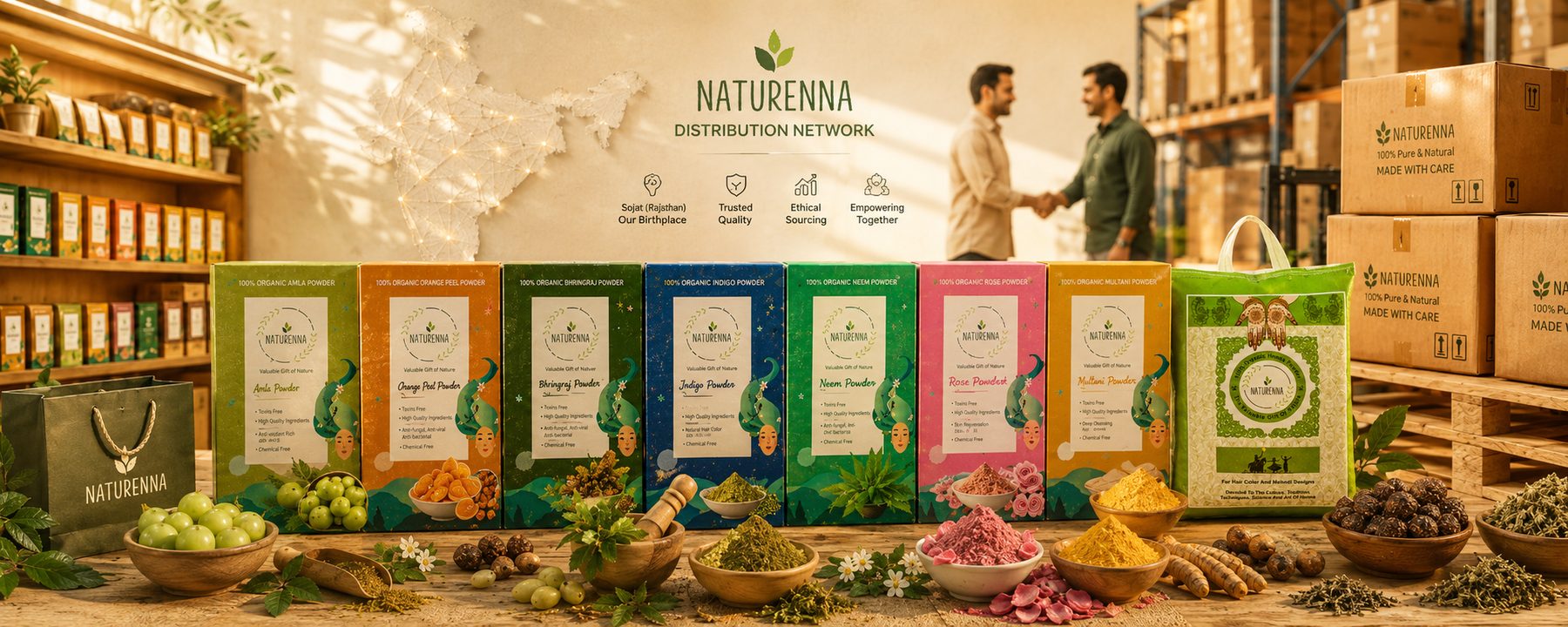 The Naturenna wholesale range